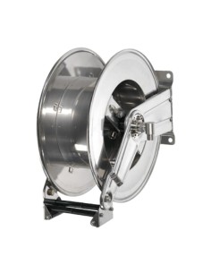 ENROLLADOR RETRACTIL 15 MTS 200 BAR (E) 1" ACERO INOX AISI 304